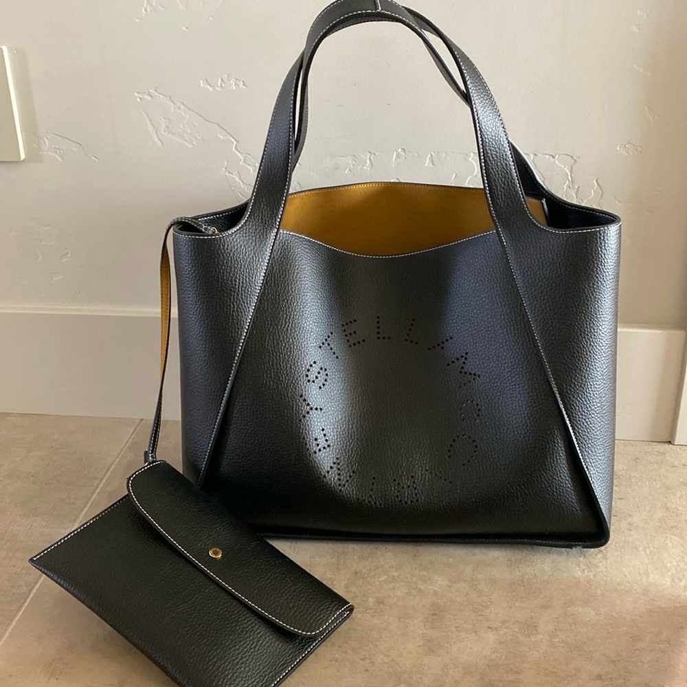 Stella Maccartney logo tote bag